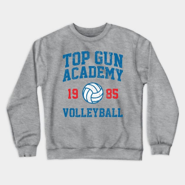 Top Gun Academy Volleyball Crewneck Sweatshirt by huckblade